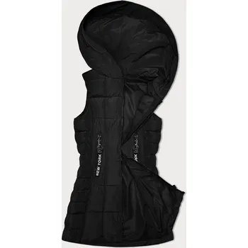 Dámská vesta Černá dámská vesta s kapucí S'West (B8225-1) odstíny černé L (40)