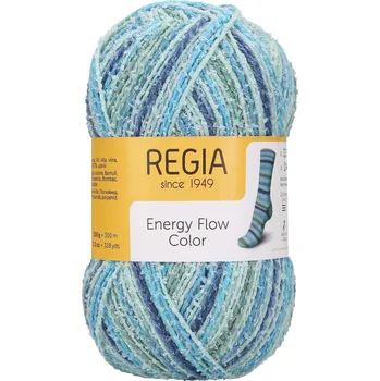 Příze REGIA Froté Energy Flow Color 181 Relax (Froté Ponožko příze REGIA Energy Flow Color 81 Relax)