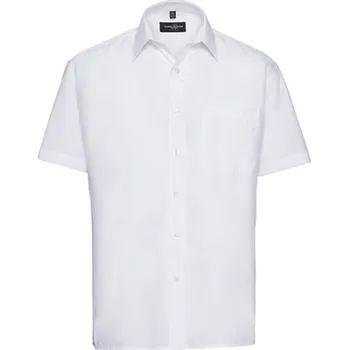 Pánská košile Russell Pánská popelínová košile R-935M-0 White XL (43/44)