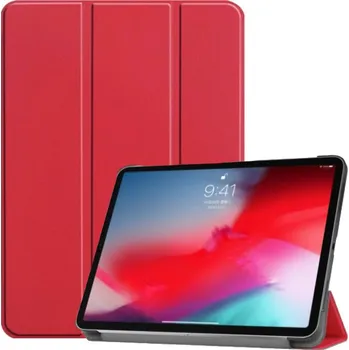 Pouzdro na mobilní telefon Pouzdro z PU kůže s funkcí uspání pro iPad Pro 11" (2020-2022) - červené