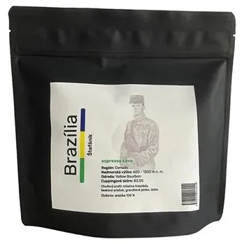Káva KÁVOHOLIK, káva Štefánik - Brazílie YB, 100% arabika, 250g, zrno