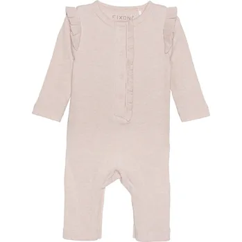 Kojenecký overall FIXONI OVERAL FIXONI, JEDNOBAREVNÝ S VOLÁNKY, CAMEO ROSE Velikost: 50