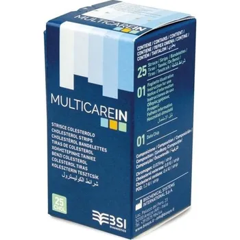 MultiCare IN Cholesterol - testovací proužky 25 ks