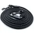 Vodítko pro psa PafDog Přepínací nastavitelné vodítko 10 mm 3 m černé