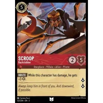 Sběratelská karetní hra INK 122/204 Scroop - Backstabber - Into The Inklands Stav: Near Mint, Verze: NORMAL