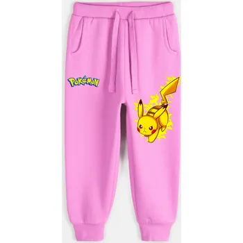 Růžové tepláky Pokémon Pikachu Velikost: 128 - 7/8let