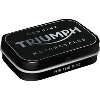 Dárková krabička Retro Mintbox TRIUMPH LOGO SILVER