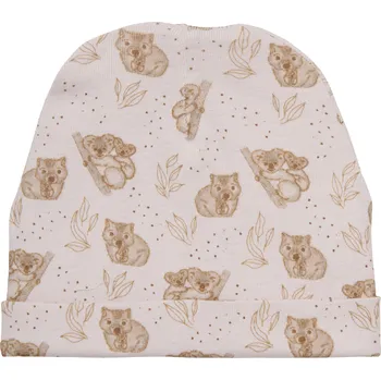 Kojenecká čepice FIXONI ČEPIČKA FIXONI, SE ZVÍŘÁTKY, MAGANO CALCITE Velikost: 62-68
