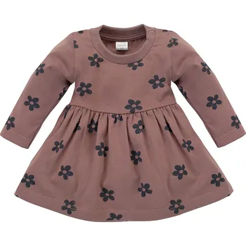 Kojenecké šaty PINOKIO ŠATY PINOKIO, S KYTIČKAMI, ROSE, HAPPINESS Velikost: 80