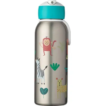 Termoska DĚTSKÁ TERMO LAHEV MEPAL S BRČKEM, FLIP-UP CAMPUS 350 ML, ANIMAL FRIENDS