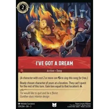 Sběratelská karetní hra INK 129/204 I've Got a Dream - Into The Inklands Stav: Near Mint, Verze: NORMAL