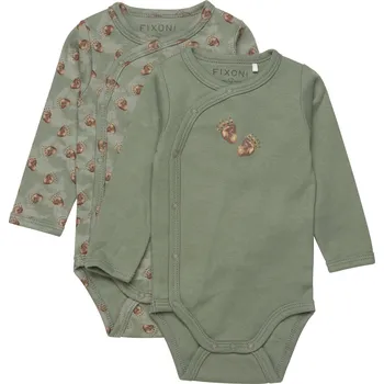 Kojenecký body BODY FIXONI ZAVINOVACÍ 2 KS, S TLAPKAMI, SEA SPRAY Velikost: 74