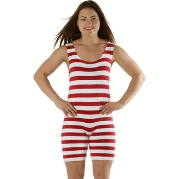 Dámské plavky Dámské retro plavky červeno-bílé - XXXL
