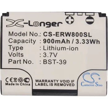 Baterie pro mobilní telefon Baterie 900mAh baterie BST-39 pro Sony Ericsson J110i, J120c, K200a, K618i, K750c, T707, V600i, V630i, W380i, W600c, W910i, Z520a