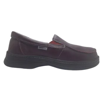 Dámské polobotky Dámská vycházková obuv Santé 224/2L/31 vínová Velikost: 37