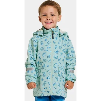 Dětská bunda Didriksons Norma 3 Doodle Pale Mint A51 80