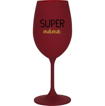 Sklenice SUPER MÁMA - bordo sklenice na víno 350 ml