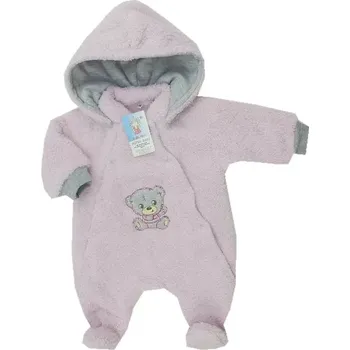 dívčí zimní kombinéza Zimní overal Lama Medvídek světle růžový velikost 62