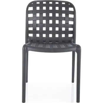 Jídelní židle Jídelní stohovatelná židle STRIP, Šedá