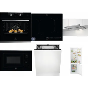 Set domácích spotřebičů ELECTROLUX KODEH70X + ELECTROLUX EIS62449 + ELECTROLUX LFP326S + ELECTROLUX LMS4253TMX + ELECTROLUX EEA27200L + ELECTROLUX LND5FE18S