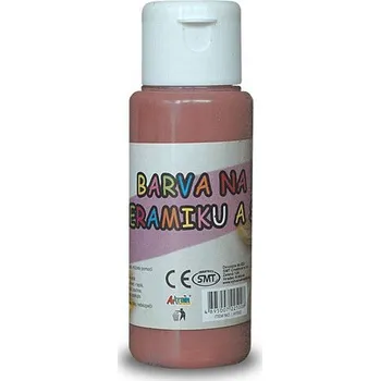 Speciální výtvarná barva Creatoys Akrylová barva na sklo a keramiku 60ml- hnědá