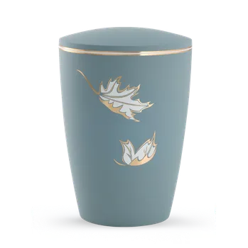 Smuteční dekorace Ekologická urna Pastell - List