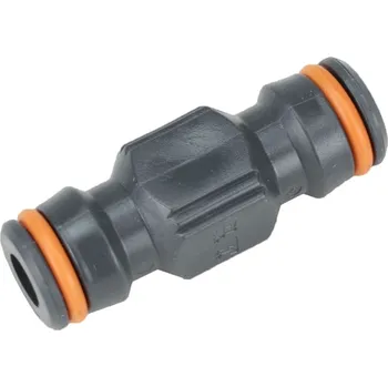 Hadicová spojka Mezikus plastový, 2 konce, systém 1/2", GF