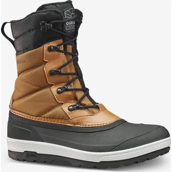 Pánská zimní obuv QUECHUA Pánské turistické hřejivé nepromokavé sněhule NH 500 47 KAŠTANOVÁ