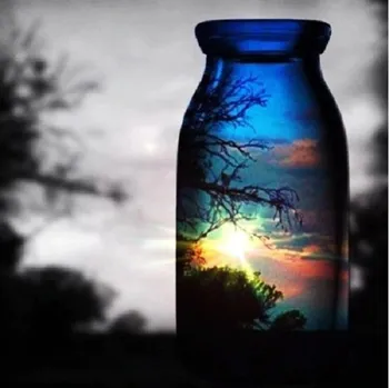 Mozaiková sada DIAMANTOVÁ MOZAIKA ZÁTIŠÍ VE SKLENICI 04 - SLEVA -50%