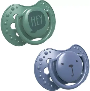 LOVI Dudlík silikonový dynamický HEY 0-3m 2ks Boy