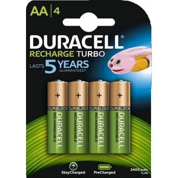 Článková baterie Baterie Duracell Stay Charged HR03, AAA, 850mAh, nabíjecí, (Blistr 4ks)