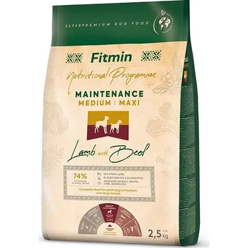 Fitmin Nutritional Programme Adult Medium/Maxi Maintenance Lamb/Beef, 2,5 kg