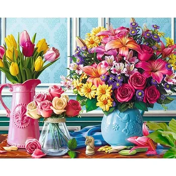 Mozaiková sada DIAMANTOVÁ MOZAIKA VE VÁZE 20 - SLEVA -50%