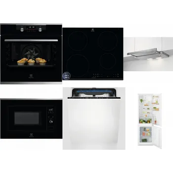 Set domácích spotřebičů ELECTROLUX KODDP77X + ELECTROLUX LIR60433B + ELECTROLUX LFP326S + ELECTROLUX LMS2203EMX + ELECTROLUX EES48200L + ELECTROLUX LND5FE18S