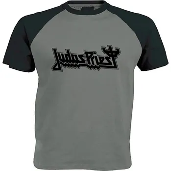 šedo černé triko Judas Priest