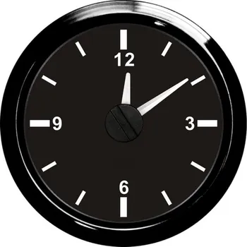 Budík OEM Budík hodiny černé do lodí a člunů