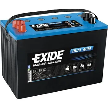 Autobaterie EXIDE Dual AGM 12V 100Ah EP900