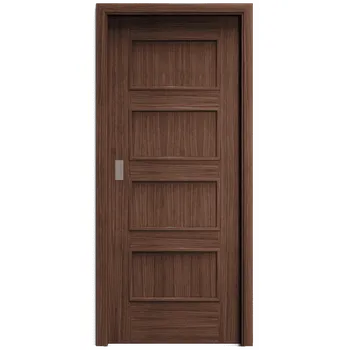 Interiérové dveře SAPELI SWING KOMFORT M19 - DÝHA - POSUVNÉ DVEŘE VČ. ZÁRUBNĚ - Ořech americký Průchozí šířka (cm): 90, Průchozí výška (cm): 197