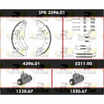 Brzdová čelist SUPERKIT - kompl.sada čelistí ROADHOUSE, SPK 3396.01