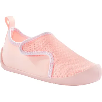 Dětská běžecká obuv DECATHLON Dětské boty 27 BÍLÁ|RŮŽOVÁ