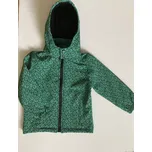 Softshellová bunda Topo potisk zelená želví vzor velikost 98