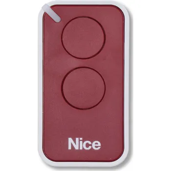 Dálkový ovladač vrat INTI2R dálkový ovladač Nice - vysílač 2-kanálový, plovoucí kód, 433,92 MHz