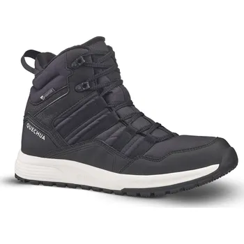 Pánské tenisky QUECHUA Pánské turistické hřejivé nepromokavé boty NH 500 41 ČERNÁ