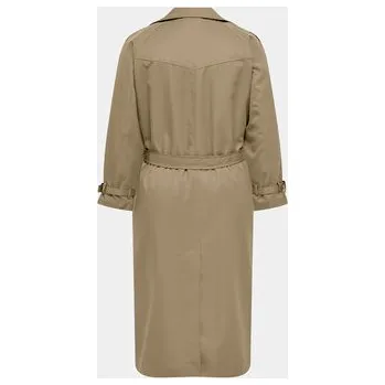 Dámský kabát ONLY Carmakoma Trenčkot Chloe 15310056 Béžová Regular Fit 46_48