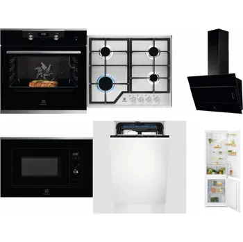 Set domácích spotřebičů ELECTROLUX KODEC75X2 + ELECTROLUX KGS6426SX + ELECTROLUX LFV316K + ELECTROLUX LMS2203EMX + ELECTROLUX EEM23100L + ELECTROLUX LND5FE18S