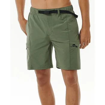 Pánské kraťasy šortky Rip Curl BOARDWALK BUCKLED CARGO VOLLEY Dark Olive velikost M