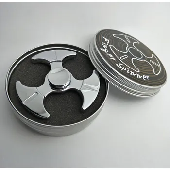 Gadget Kovový Fidget Spinner - stříbrný ninja