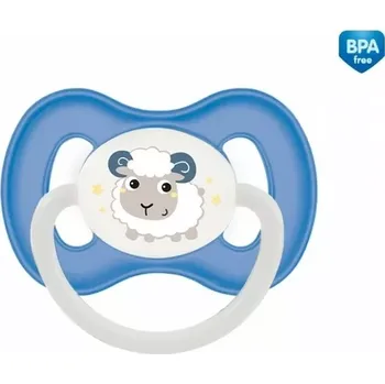 Canpol babies Dudlík 0-6m kaučukový třešinka BUNNY & COMPANY ovečka modrá
