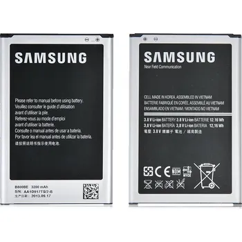 Baterie pro mobilní telefon B800BE Original Samsung Note 3 Battery OEM N900 N9000 N9005 N9006 NFC B800BE 3200mAh