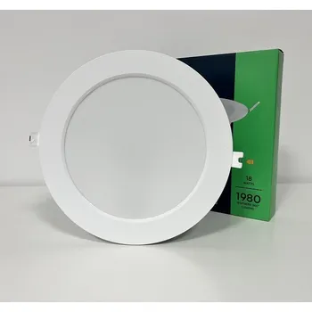 LED panel V-TAC Kulatý zápustný LED panel 18W Neutrální bílá 4000 - 4500K